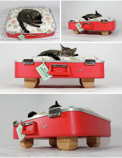 Лежанка (лежак) для кошки своими руками из коробки DIY / домик для кота